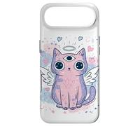 Pastel Goth Angel Cat Third Eye Wings Hearts Surreal Dreamy Case for iPhone Air