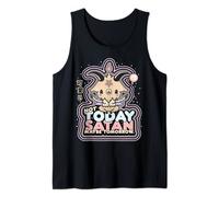 Pastel Goth Baphomet Not Today Satan - Creepy Kawaii Gift Tank Top