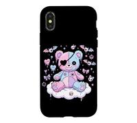 Pastel Goth Bear Anime Kawaii Horror Creepy Cute Manga Case for iPhone X/XS