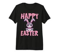 Pastel Goth Bunny Happy Easter Creepy Cute Premium T-Shirt