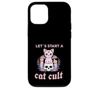 Pastel Goth Cat Cult Kawaii Creepy Cute Case for iPhone 12/12 Pro
