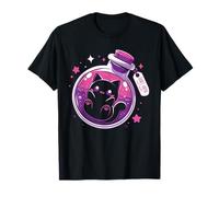Pastel Goth Cat Witchcraft Occult T-Shirt
