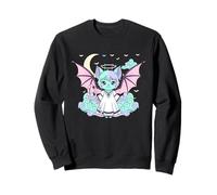 Pastel Goth Christmas Cute Krampus Spooky Kawaii Gothmas Sweatshirt