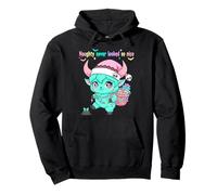 Pastel Goth Christmas Krampus Cute Spooky Kawaii Gothmas Pullover Hoodie