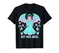 Pastel Goth Christmas Spooky Kawaii Cute Creepy Bat-Mas T-Shirt