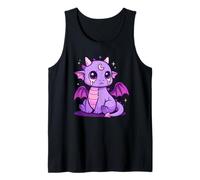 Pastel Goth Creepy Sad Cute Dragon Kawaii Anime Tank Top