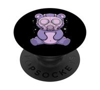 Pastel Goth Creepy Teddy Bear Kawaii Anime PopSockets Adhesive PopGrip