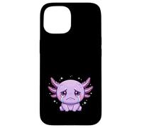 Pastel Goth Cute Crying Axolotl Kawaii Anime Case for iPhone 15