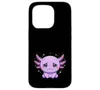 Pastel Goth Cute Crying Axolotl Kawaii Anime Case for iPhone 15 Pro