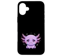 Pastel Goth Cute Crying Axolotl Kawaii Anime Case for iPhone 16 Plus