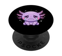 Pastel Goth Cute Crying Axolotl Kawaii Anime PopSockets Adhesive PopGrip