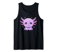 Pastel Goth Cute Crying Axolotl Kawaii Anime Tank Top