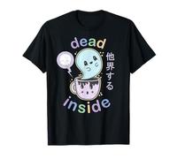 Pastel Goth Dead Inside Coffee T Shirt - Creepy Kawaii Gift T-Shirt
