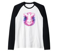Pastel Goth Emo Fancy Rat Chaos Potato Skull Bat Wings Rat Raglan Baseball Tee