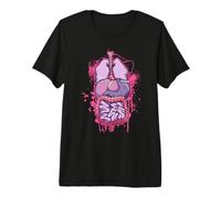 Pastel Goth Human Anatomy Internal Organs Premium T-Shirt