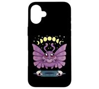 Pastel Goth Kawaii Cute Baby Mothman With Moon Phase Case for iPhone 16 Plus
