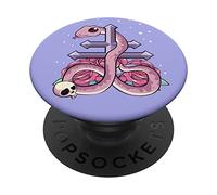 Pastel Goth Kawaii Leviathan Cross Snake Serpent Roses PopSockets Swappable PopGrip