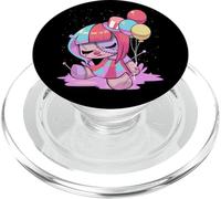 Pastel Goth Kawaii Menhera Sad Creepy Voodoo Doll Clown Girl PopSockets PopGrip for MagSafe