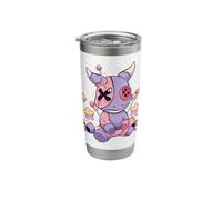 Pastel Goth Kawaii Menhera Yami Sad Voodoo Doll Dragon Stainless Steel Insulated Tumbler