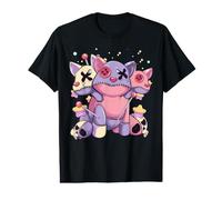 Pastel Goth Kawaii Menhera Yami Voodoo Doll Three Headed Dog Value Graphic T-Shirt