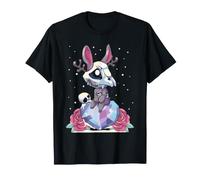 Pastel Goth Kawaii Wendigo Cryptid Crystal Ice Heart Roses T-Shirt