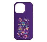 Pastel Goth Occult Skull Mystical Flash Tattoo Case for iPhone 15 Pro Max