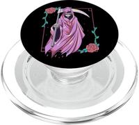 Pastel Goth Occult Spooky Grim Reaper Ghost Tarot PopSockets PopGrip for MagSafe