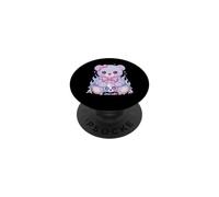 Pastel Goth Teddy Bear Creepy Cute Kawaii Skull PopSockets Adhesive PopGrip