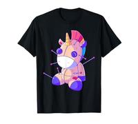 Pastel Goth Unicorn Voodoo Doll Anime Kawaii Menhera T-Shirt