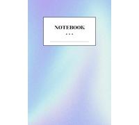 Pastel Gradient Notebook: Soft Purple Blue Gradient | 130-Page 6×9 Lined Journal
