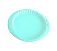 Pastel Green Pie or Flan Mould,Heat Resistant Round Tart Pan,Baking Dish With Fluted Sides,Silicone Mould Premier Housewares Green One Size