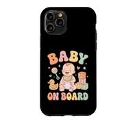 Pastel Groovy Baby Toy Blocks Rattle Design Case for iPhone 11 Pro