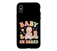 Pastel Groovy Baby Toy Blocks Rattle Design Case for iPhone X/XS