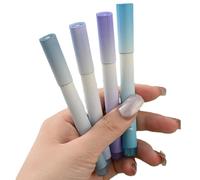 Pastel Highlighter, 4 Color Aesthetic Gradient Pastel For Office, Cream Colors Chisel Tip, Aesthetic Highlighter Marker, Water Based, Quick Dry For Bible Study Notes