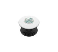 Pastel Hydrangea Ocean Coral Reef Flowers PopSockets Adhesive PopGrip