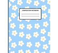 Pastel Light Blue Composition Notebook: Aesthetic Notebook For School | Cute Composition Notebooks College Rule For Adults Teen Girls