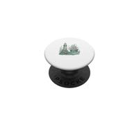 Pastel Lighthouse Floral Sailing Ship Ocean PopSockets Adhesive PopGrip
