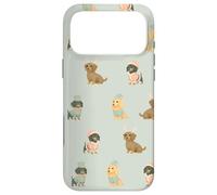 Pastel Little Long Helpers Long-Haired Christmas Dachshund Case for iPhone 17 Pro Max