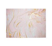 Pastel Marbling Fitted Adults 500 Pieces Puzzles-Jigsaw Wooden Puzzle for Adults Elderly
