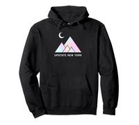 Pastel Mountain Moon | Upstate New York Pullover Hoodie