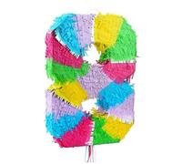 Pinata Number 8 Colourful Pastel