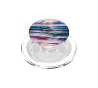 Pastel Ocean Waves Phone Accessories Dreamy Beach Art PopSockets PopGrip for MagSafe