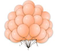 Pastel Orange Balloons Pack 15pcs 5 Inch Macron Orange Balloons For Kids Party Little Cutie Baby Shower Birthday Decoration Graduation Gender Reveal Party Decoration