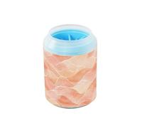 Pastel Orange Waves Portable Dog Foot Washer Silicone Brush Soft Essential For All Pets Owners for Small Medium Dogs & Cat Breeds