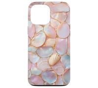 Pastel Pearl Shell Mosaic Coastal Aesthetic Art Case for iPhone 13 Pro Max
