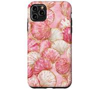 Pastel Pearl Shell Mosaic Coastal Ocean Aesthetic Case for iPhone 11 Pro Max