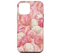 Pastel Pearl Shell Mosaic Coastal Ocean Aesthetic Case for iPhone 12 mini