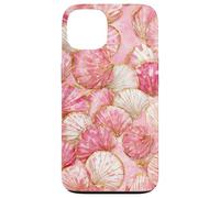 Pastel Pearl Shell Mosaic Coastal Ocean Aesthetic Case for iPhone 13