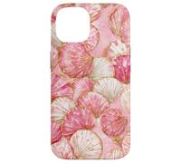 Pastel Pearl Shell Mosaic Coastal Ocean Aesthetic Case for iPhone 14