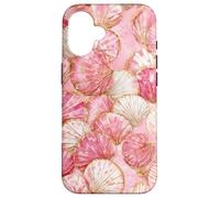 Pastel Pearl Shell Mosaic Coastal Ocean Aesthetic Case for iPhone 16